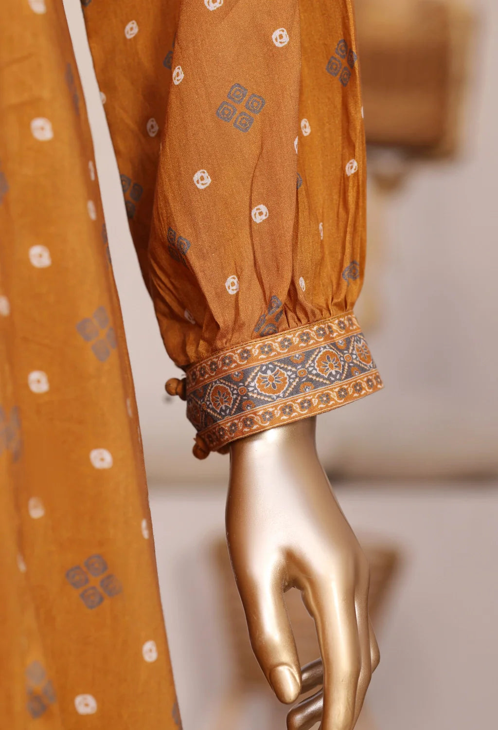 BinSaeed Printed Frock LSM314