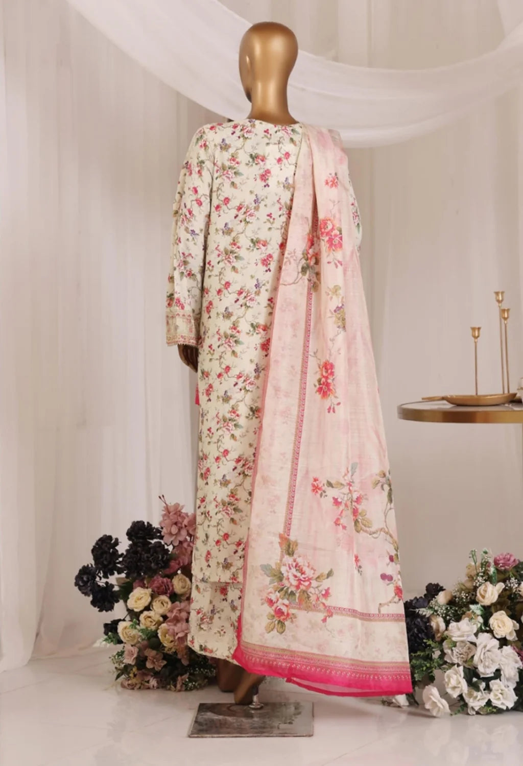 BIN SAEED LUXURY CHIKANKARI & CUTWORKKARI 3PC COLLECTION 03