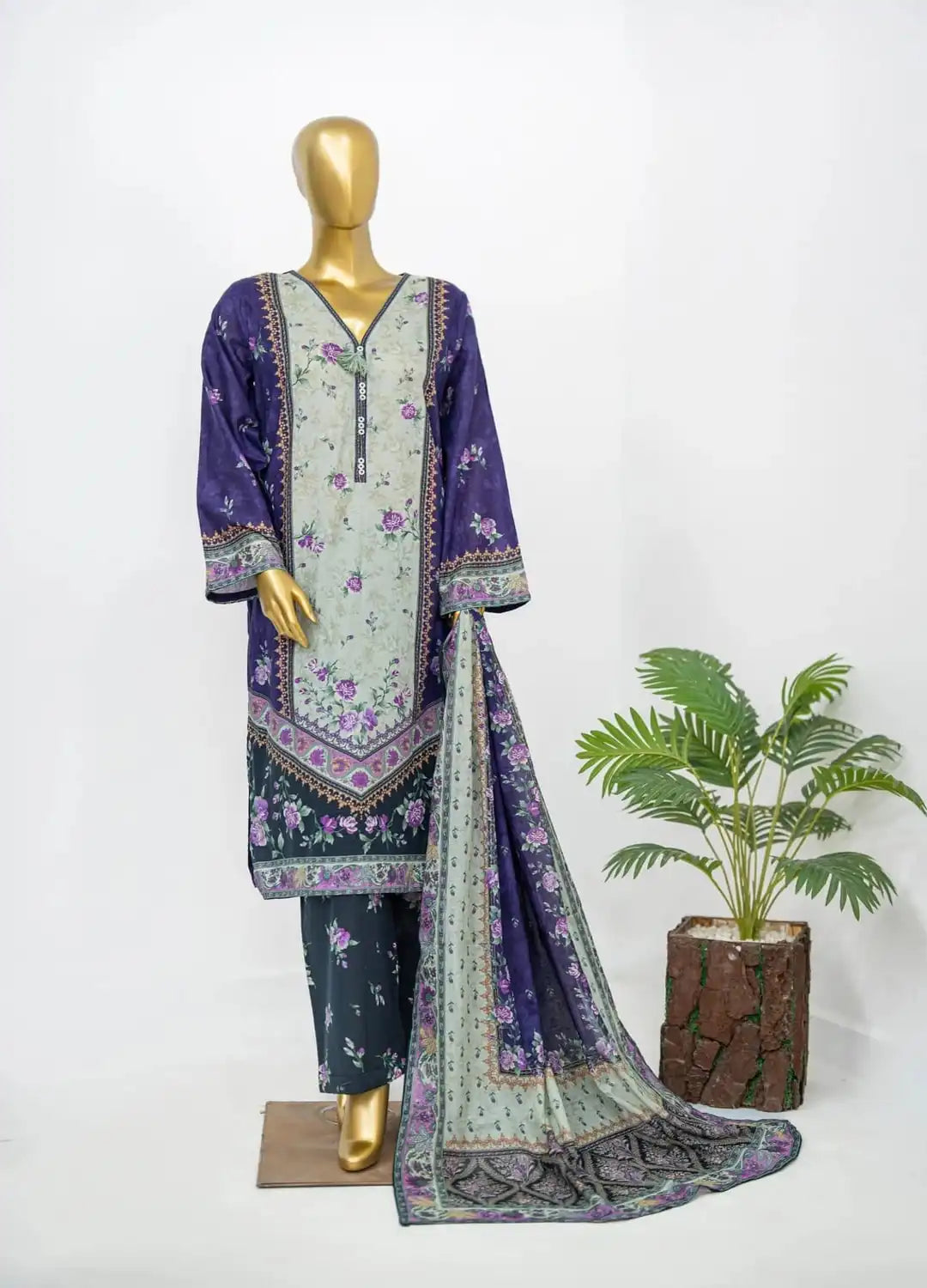Printed 3 Piece Suit – Stylish & Affordable Everyday Wear